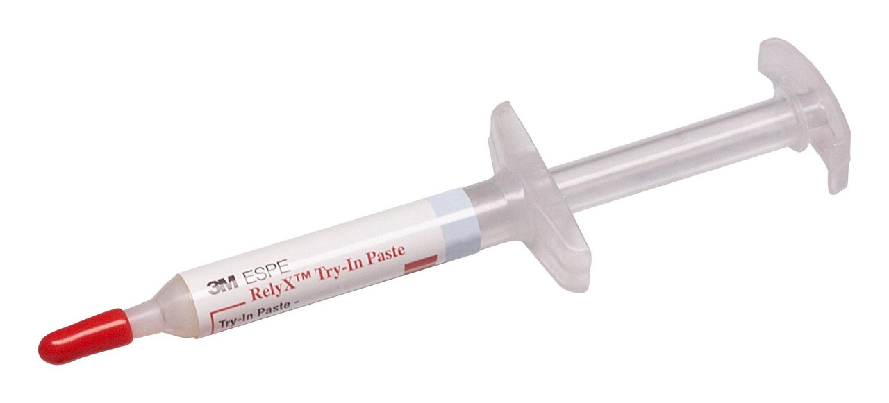 3M RelyX Try-In Paste Syringe Refill, 7614WOT, White Opaque, 1 - 2 g Syringe