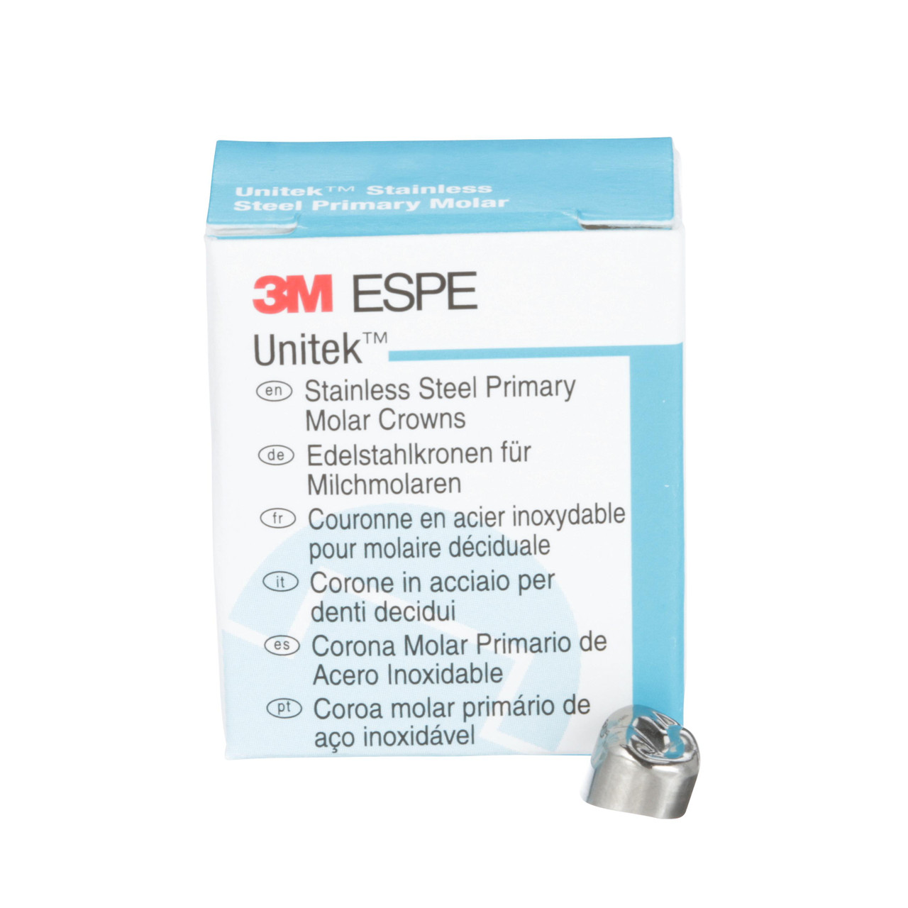 3M Unitek Stainless Steel Primary Molar Crowns Lower Right First Size 3 5Bx