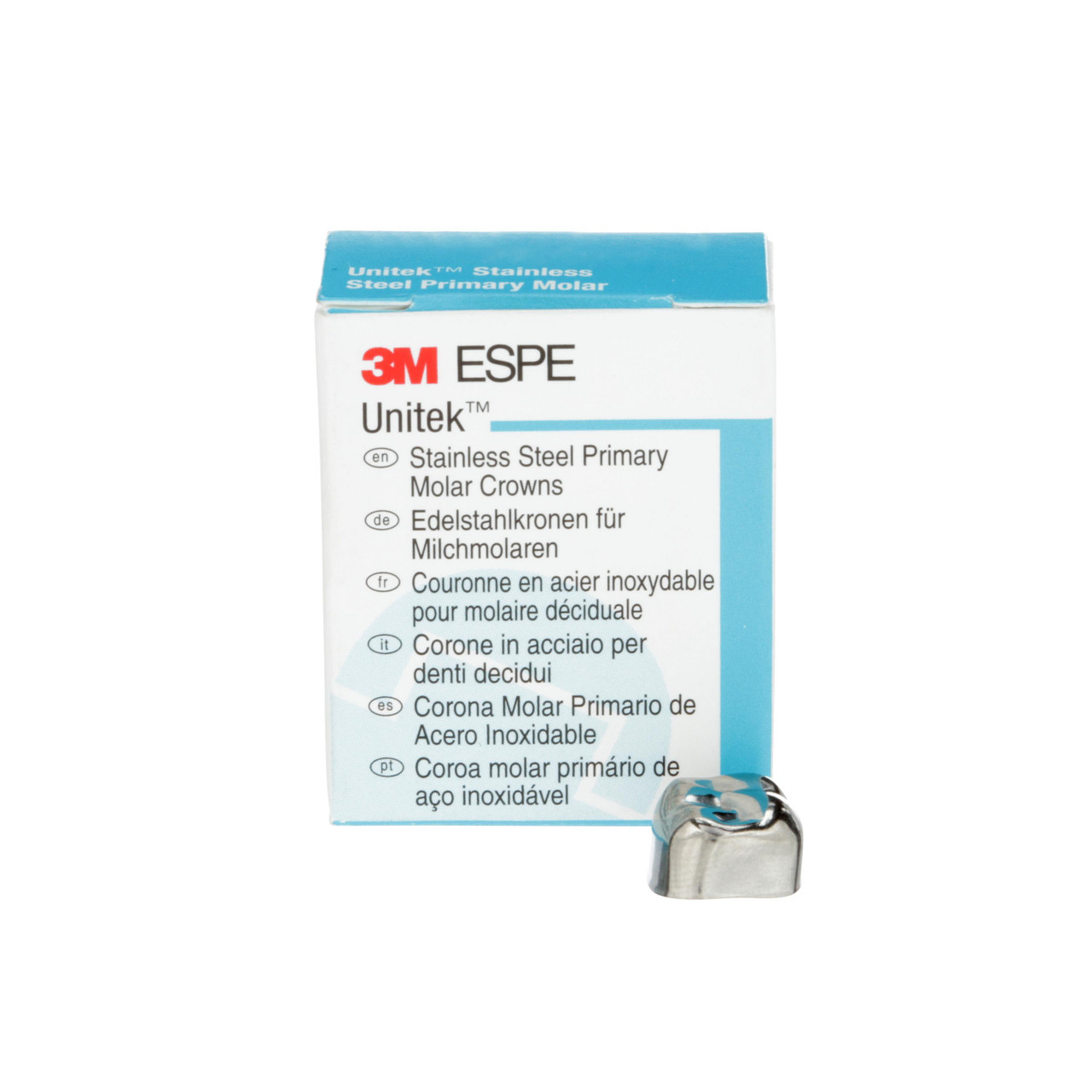 3M Unitek SS Primary Molar Crowns Upper Right Second Primary Molar Size 4 5Bx