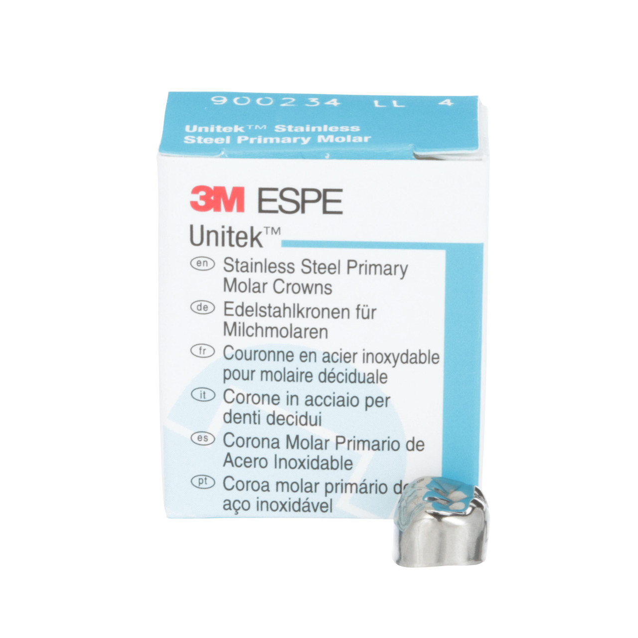 3M Unitek SS Primary Molar Crowns Lower Left Second Primary Molar Size 4 5Bx 3M Unitek SS Primary Molar Crowns Lower Left Second Primary Molar Size 4 5Bx