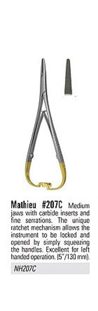 Nordent - Needle Holder, Carbide, Mathieu #207c (5/130 Mm)"