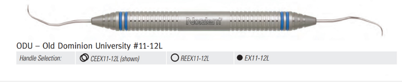 Nordent - Explorer 11/12 Double End DuraLite Old Dominion University Stainless Steel