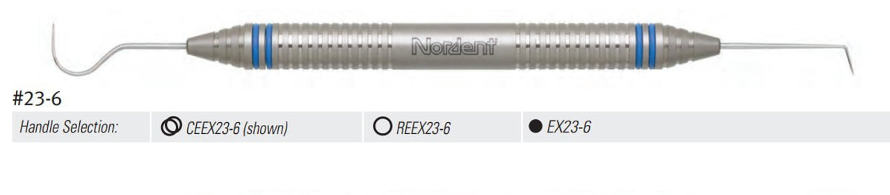 Nordent - Explorer 23/6 Double End DuraLite Shepherd Hook Stainless Steel