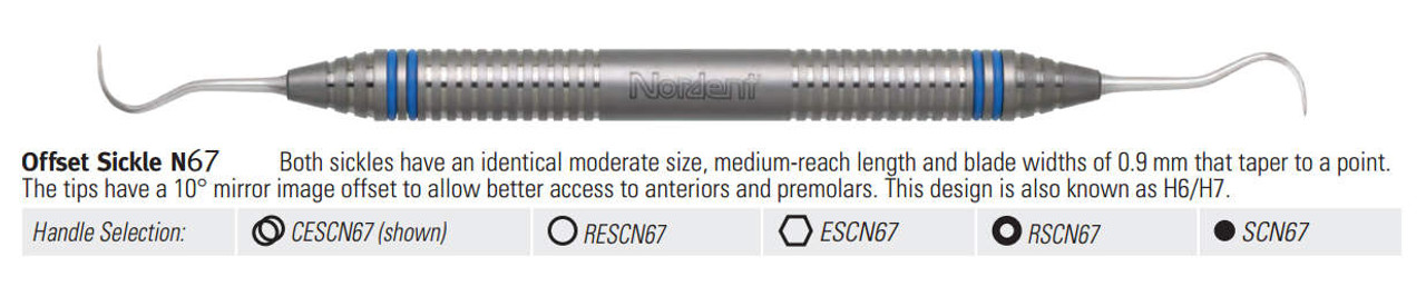 Nordent - Scaler, De, N67 Offset Sickle (H6-H7)