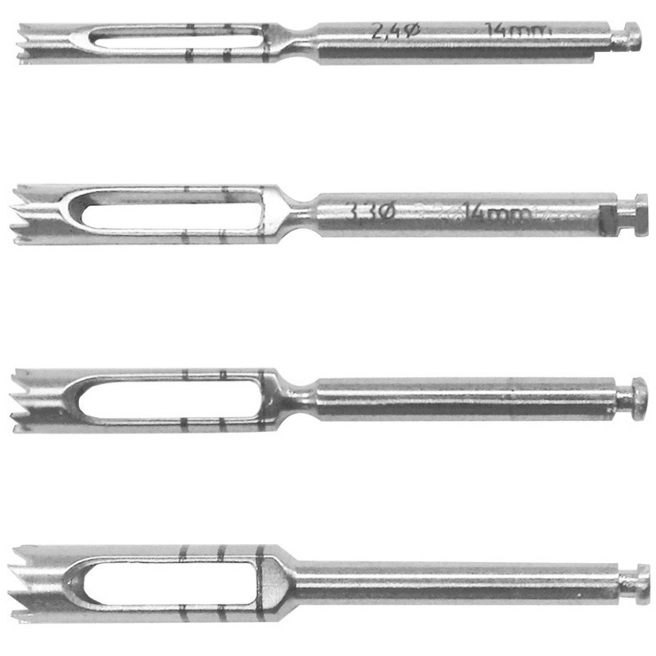 A.Titan - Trephine Explantation drill, for fast and safe removal of implants (4.3mm) with minimal bone loss, 4.5mm internal, 16mm length