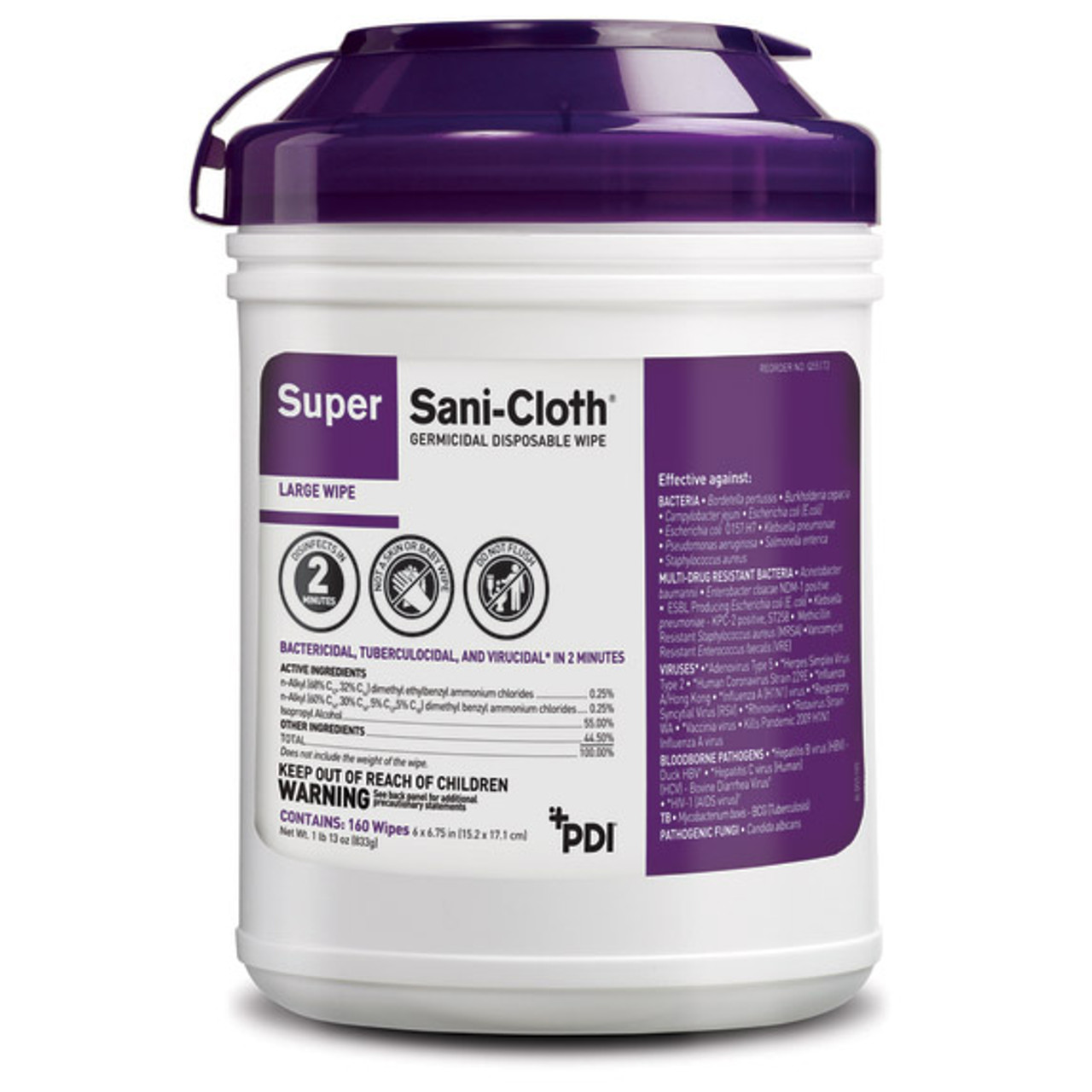 Super Sani-Cloth Germicidal Disposable Wipe