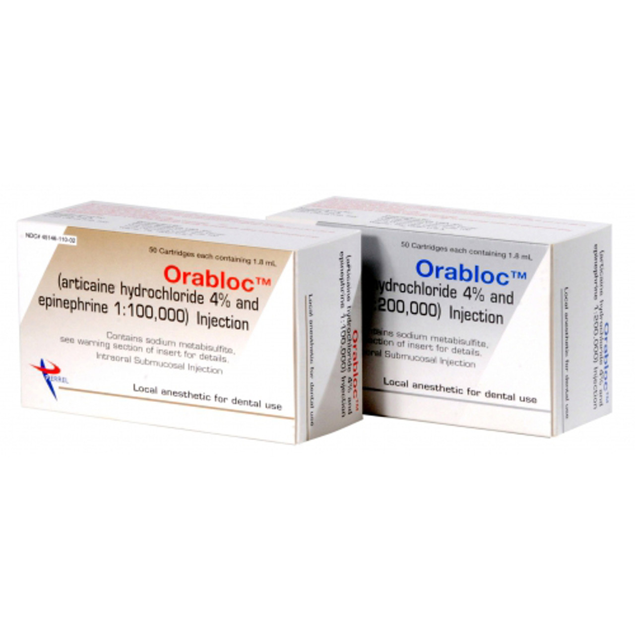 Orabloc 4% Articaine w/Epi 1:200M 50/Bx