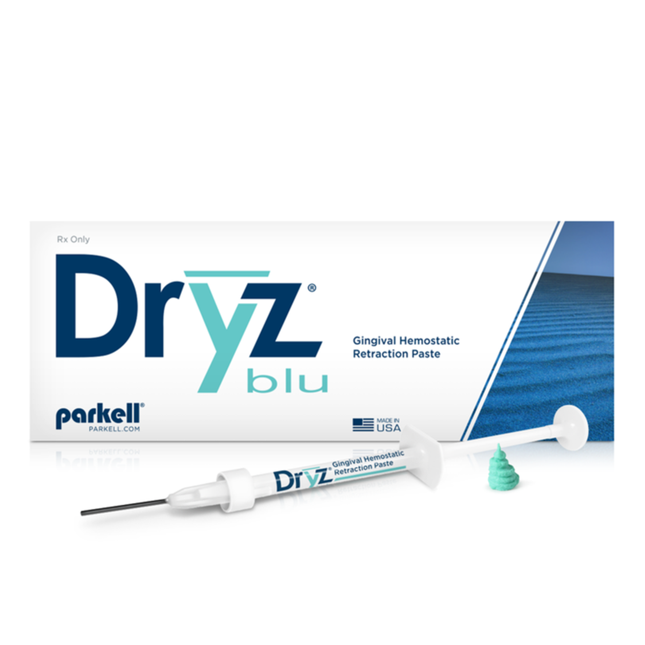 Dryz Blu Retraction Paste 0.5ml Syringes 7/Box