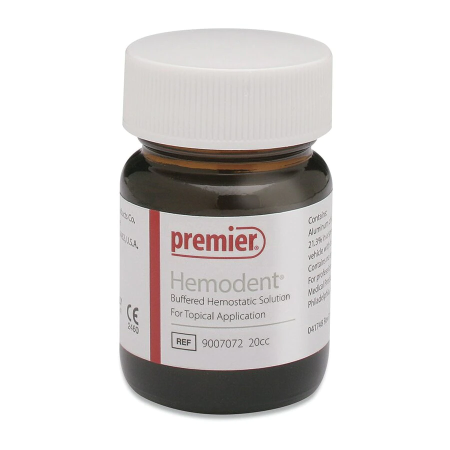 Premier Hemodent Liquid 20cc bottle Premier Crown & Bridge