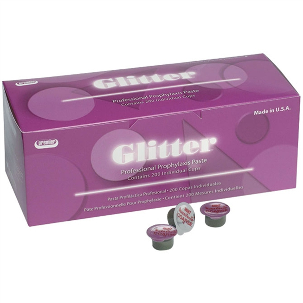 Glitter Prophy Paste Coarse Mint 200/Bx