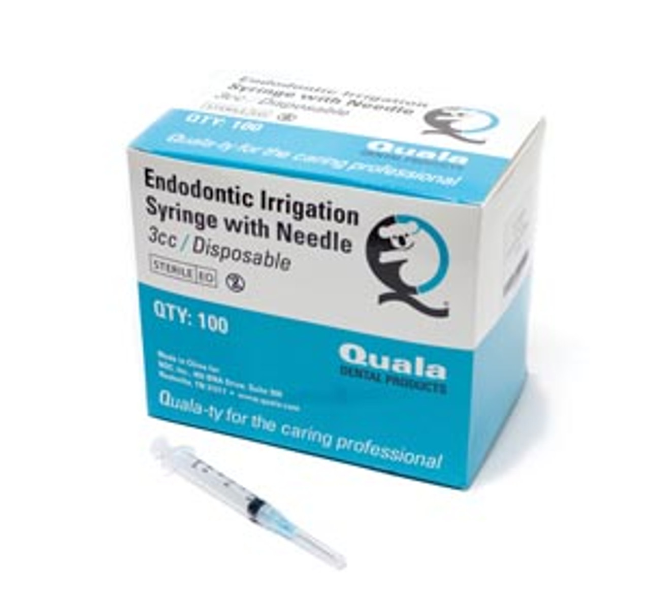 QUALA ENDODONTIC IRRIGATION SYRINGE WITH NEEDLE, Q450123