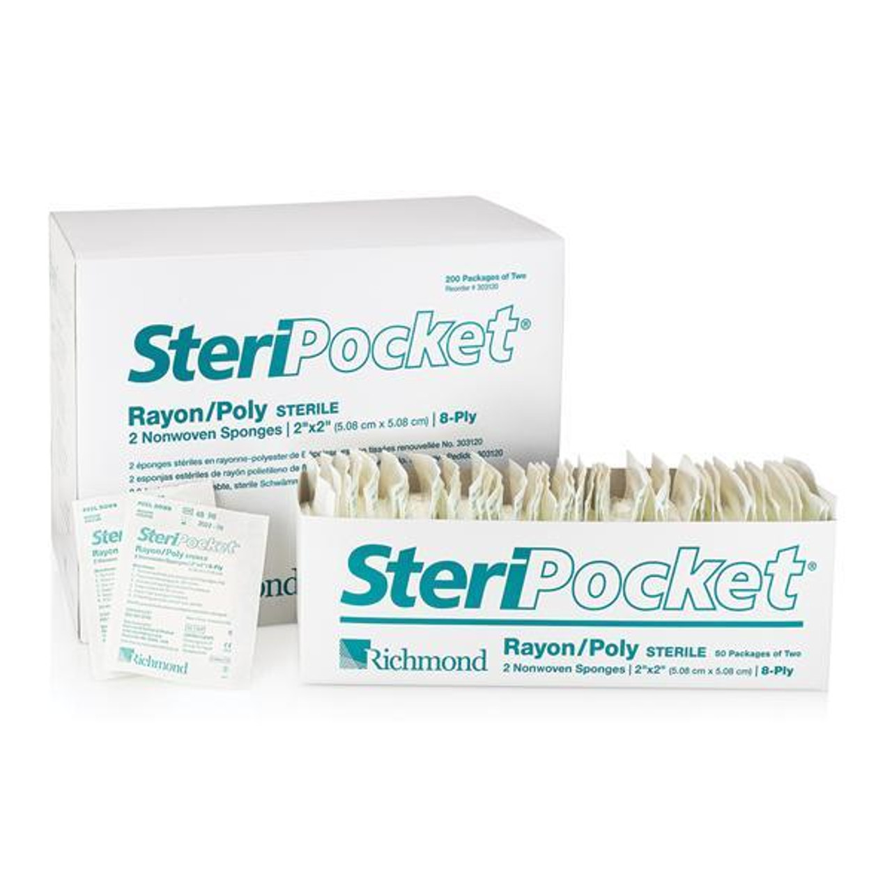 RICHMOND STERIPOCKET SPONGES, 303120