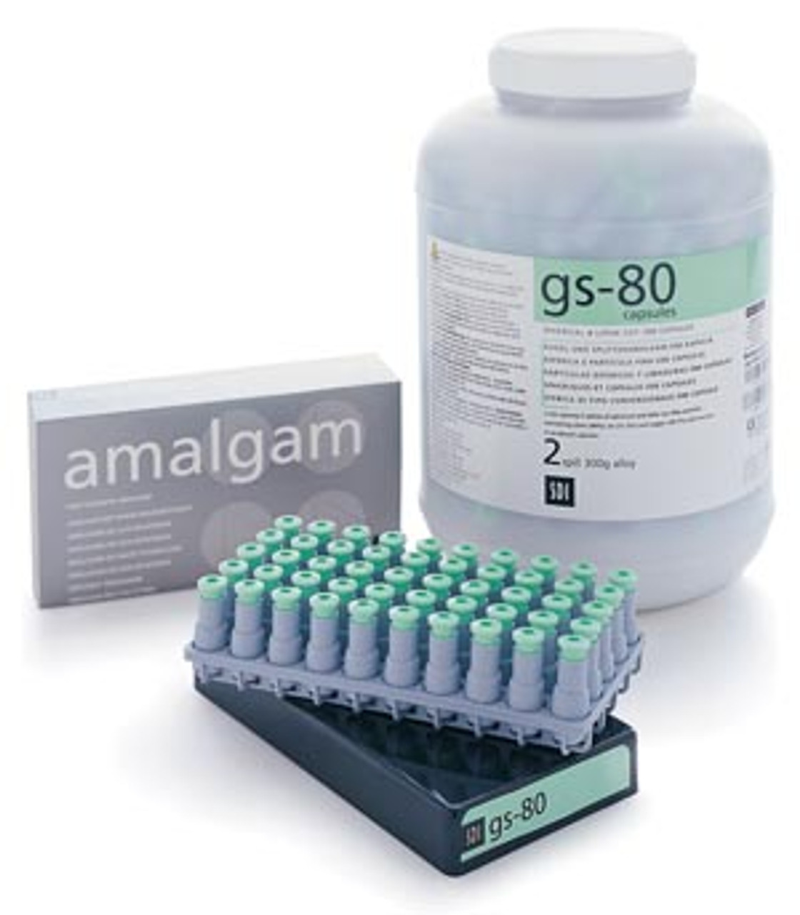 GS-80 Amalgam Capsule Regular Set 2 Spill 600mg 50/Pack