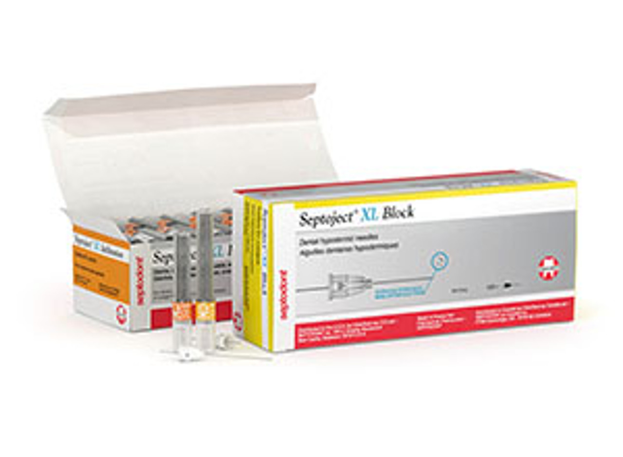 SEPTODONT SEPTOJECT XL DENTAL NEEDLE, 01-N1500