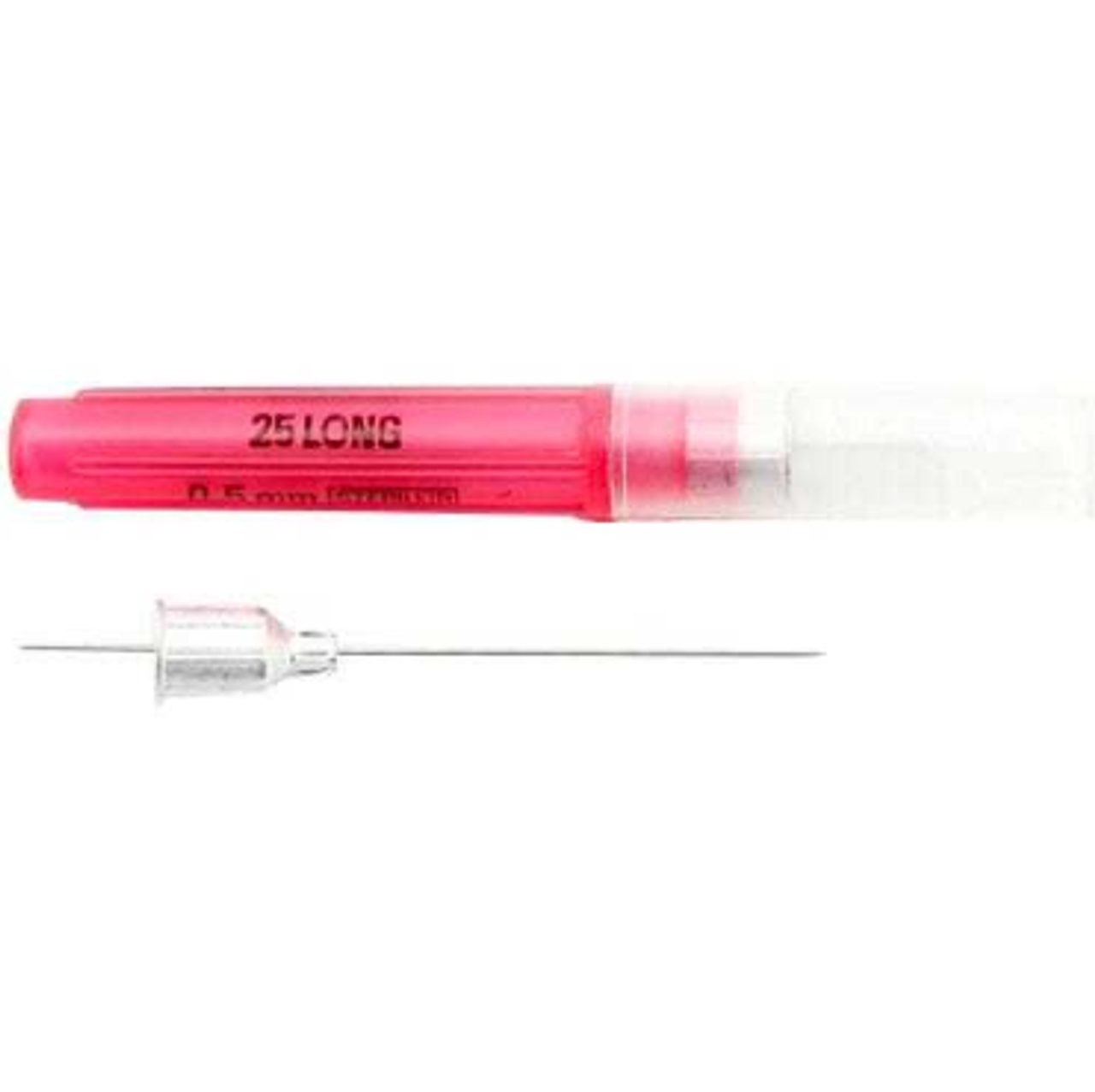 Monoject Needle Metal Hub 25 Gauge Long Red 100/Bx, Covidien/Kendall Healthcare, 401031