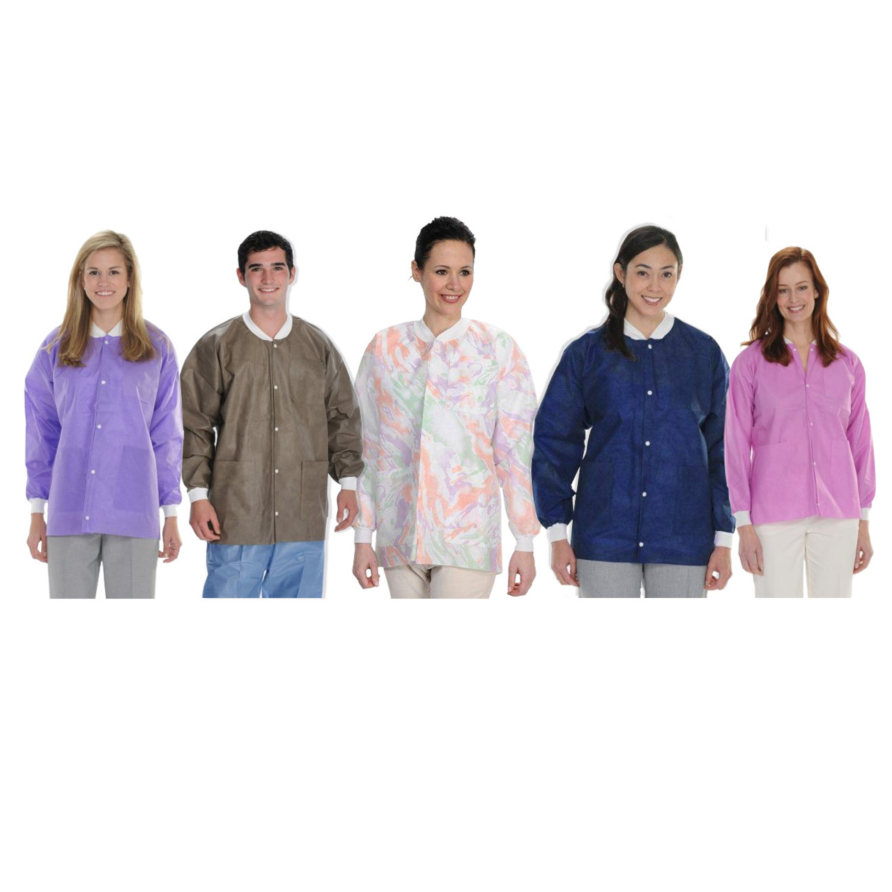 valumax - Hip Length Extra-Safe Jacket SMS Fabric - Pink - Pink L