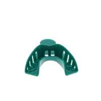 Vista Dental Impression Tray Medium Green Lower Perforated DDS