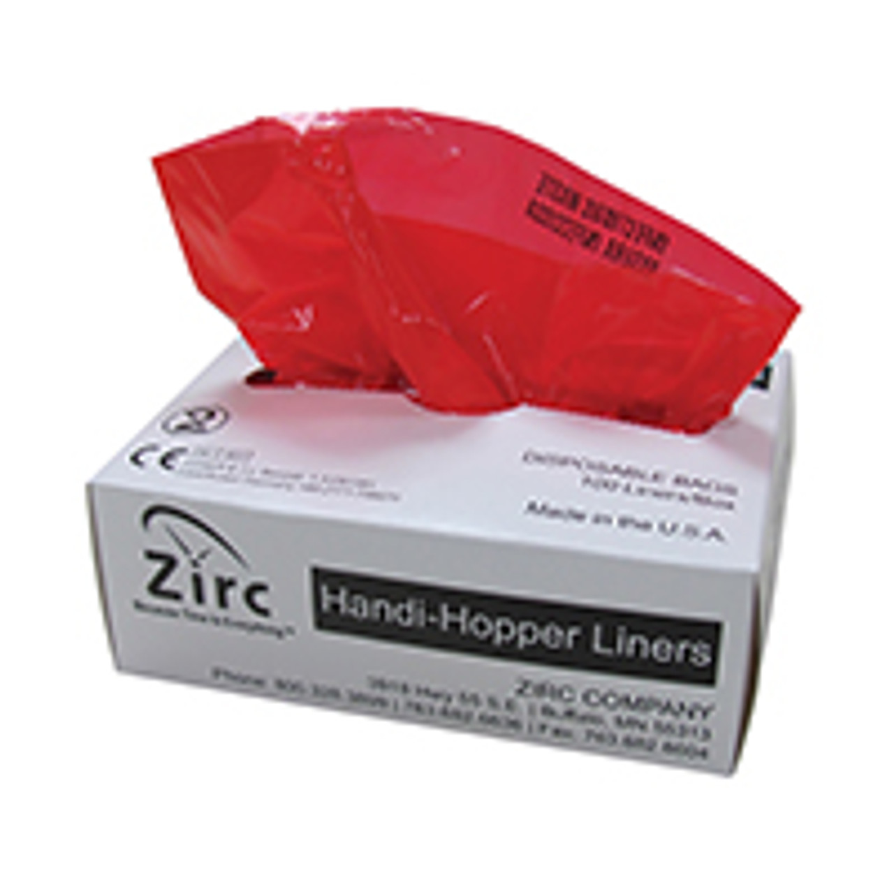 Zirc - Handi-Hopper Liners Red