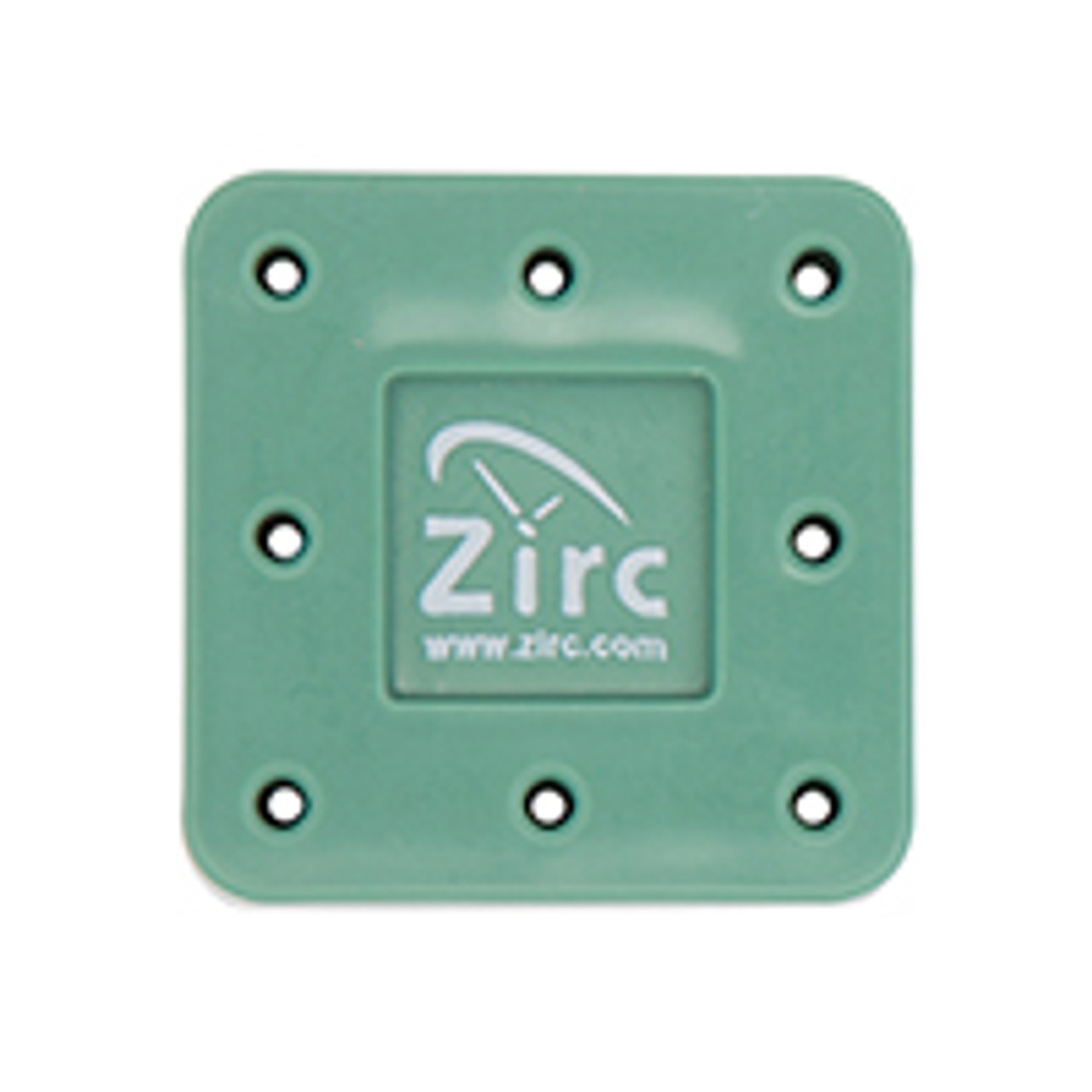 Zirc - Bur Block Magnetic Microban 8 Hole Green