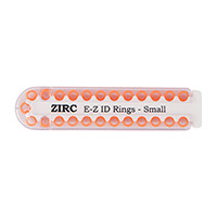 Zirc - EZ ID Instrument Rings Small Refill LF Autoclavable 2 - 1/8in Neon Orange