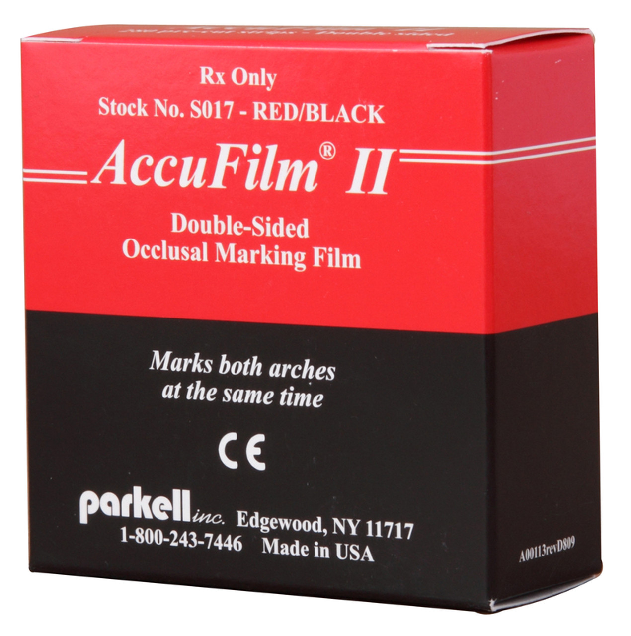 AccuFilm II Double-Sided Red/Black 280/Strips