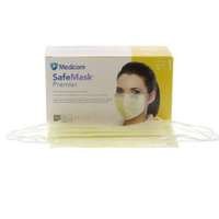 Safe+Mask Premier Earloop Mask Level 1 Yellow 50Bx