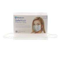 Safe-Mask Premier Elite Earloop Level 3 White 50Bx