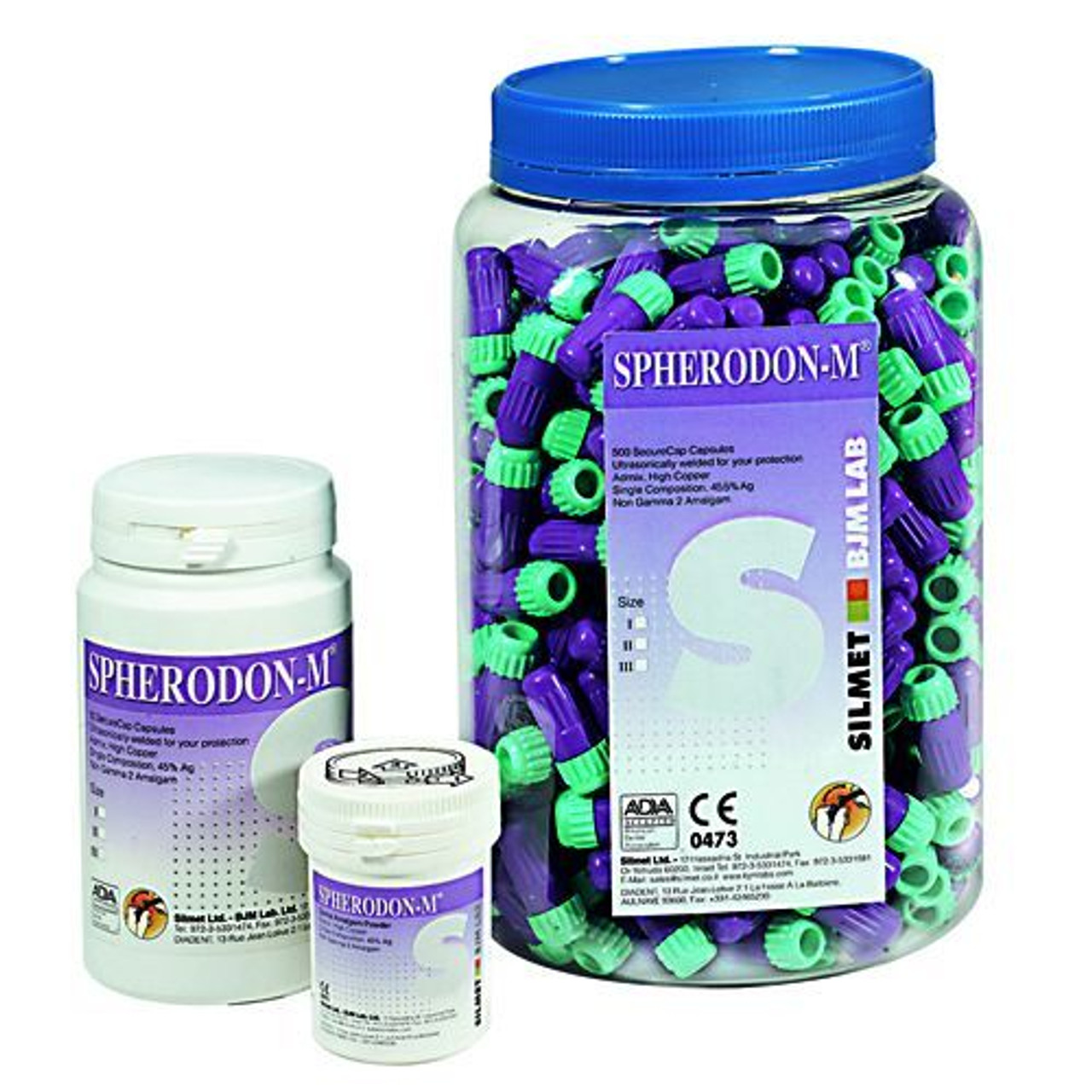 Spherodon-M 1 Spill Regular Set Admix Alloy 45.5% Ag. 50/jr. - Silmet*