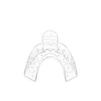 Clear, #2, Large Lower, 12/Bag, 310002