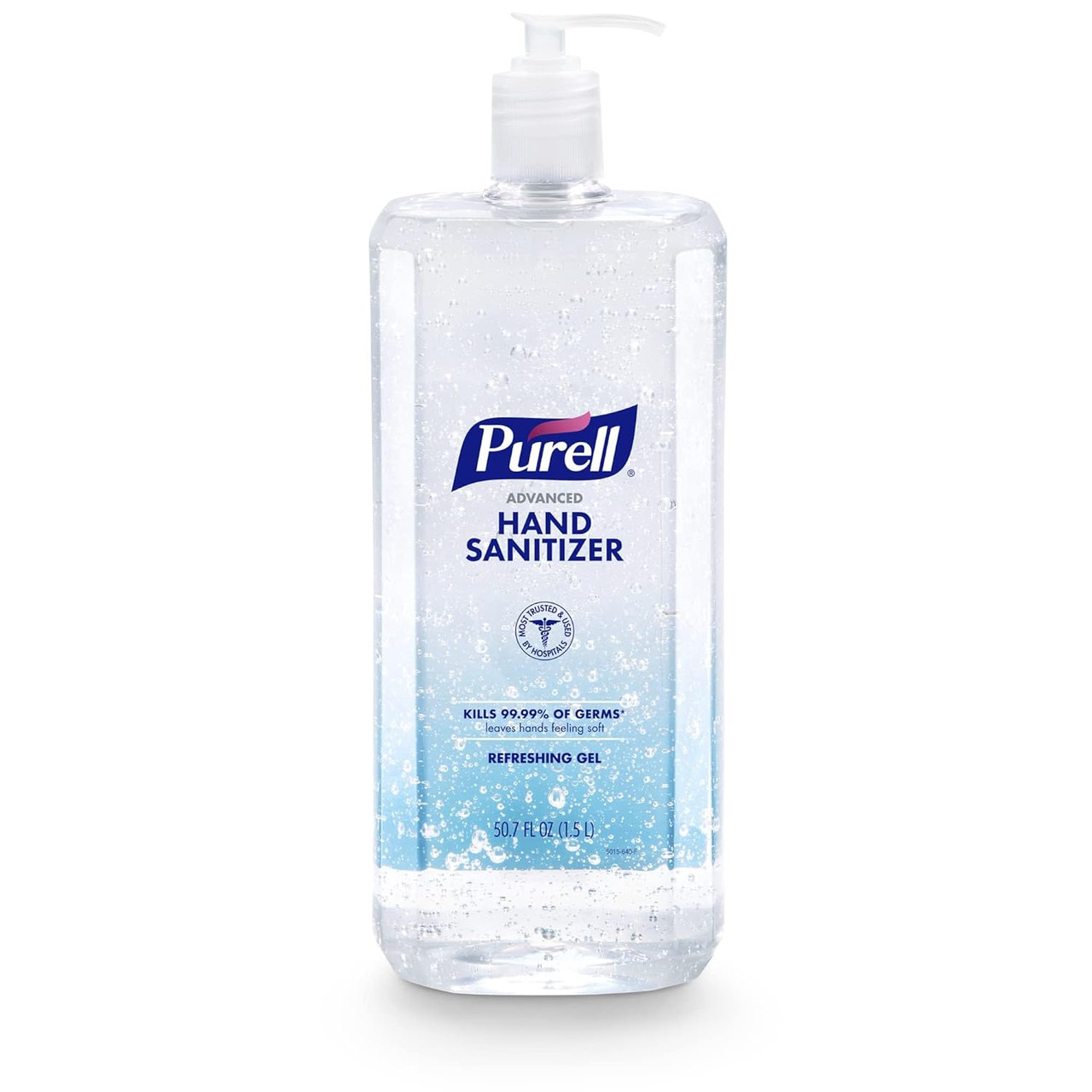 PURELL Advanced Hand Sanitizer, Refreshing Gel, 1.5L Pump Bottle, Clear