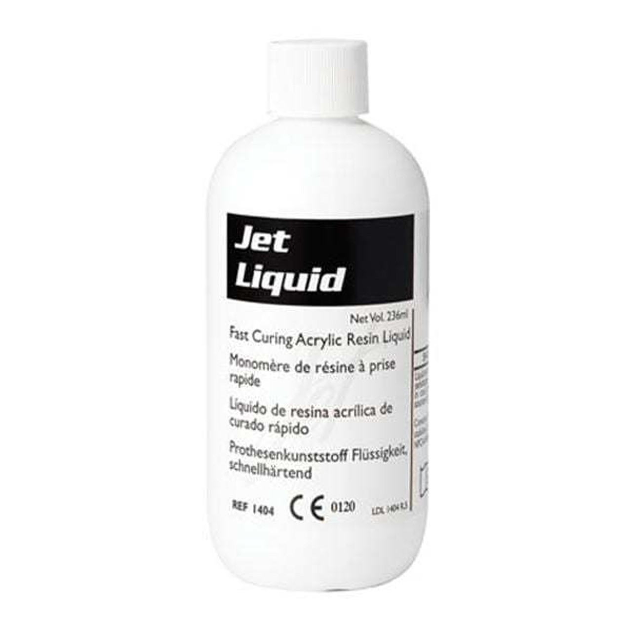 Jet Tooth Shade Temporary Material Liquid Self Cure 236mL/Bt, Lang Dental, 1404R