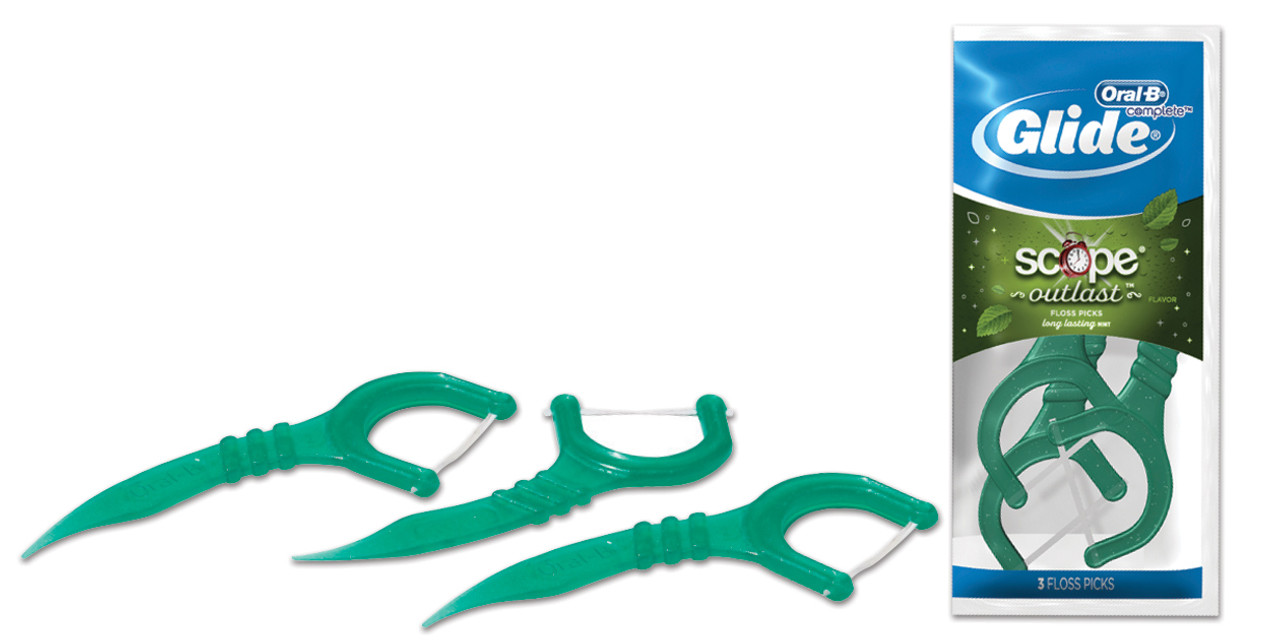 P&G ORALB GLIDE COMPLETE FLOSS PICKS, 80306376 DDS Dental Supplies