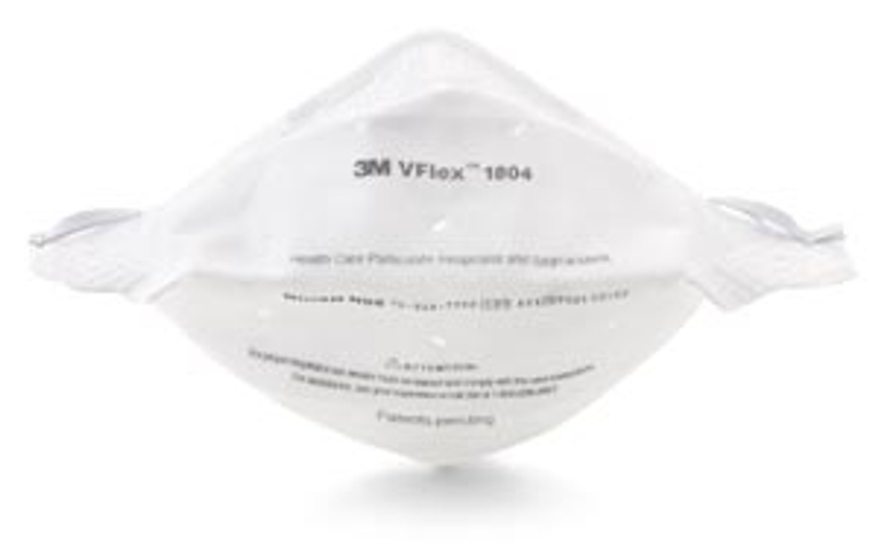 3M N95 PARTICULATE RESPIRATOR & SURGICAL MASK, 1804