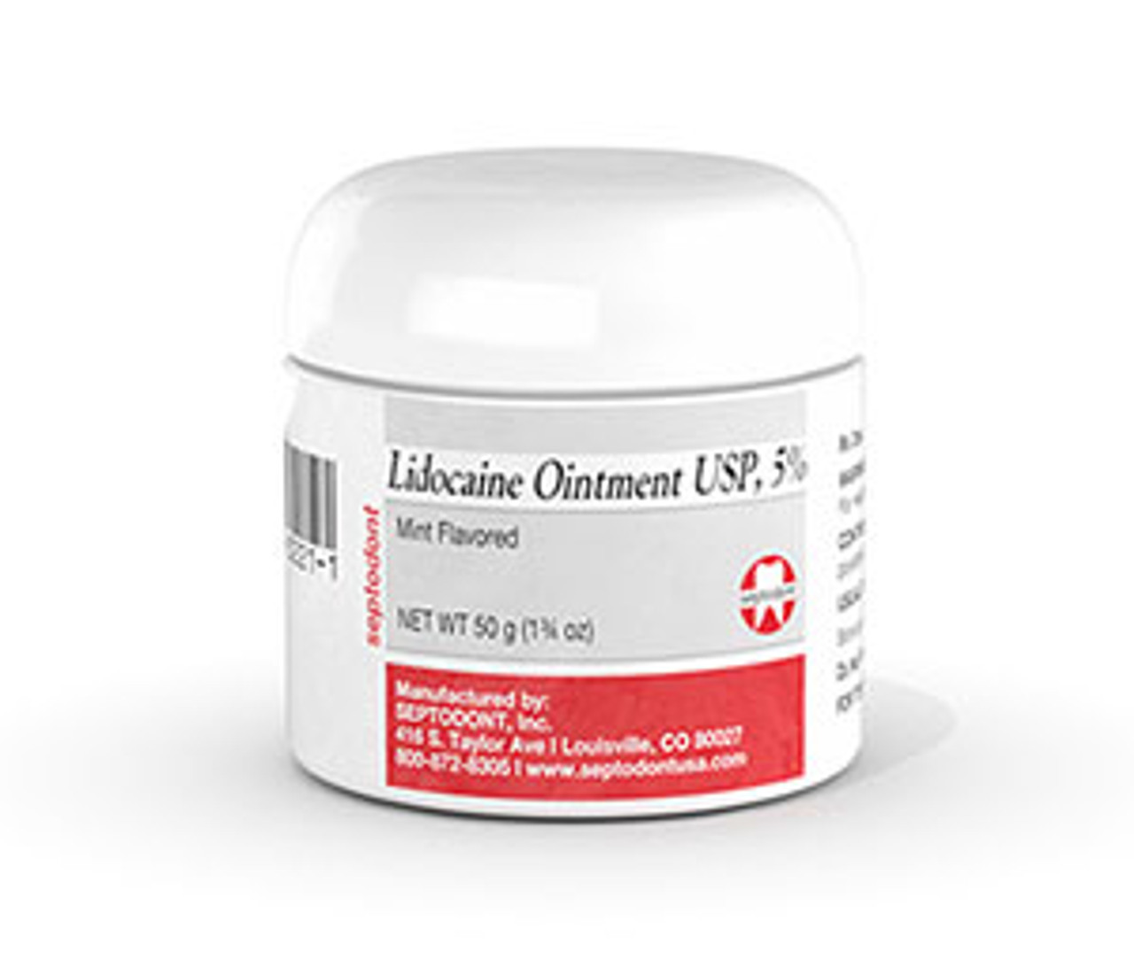 Lidocaine Ointment 5% Mint 50gm Ea