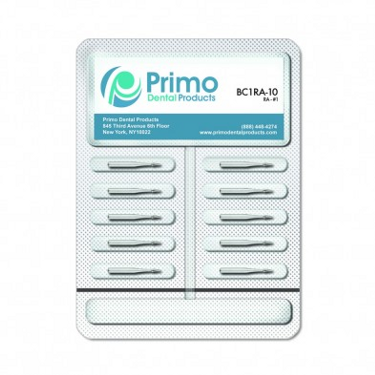 Primo Carbide Burs #4 Ra (10)