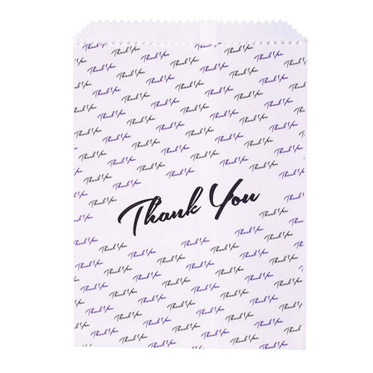 Paper Scatter Bags Thank You Tooth Design, 100/pkg
