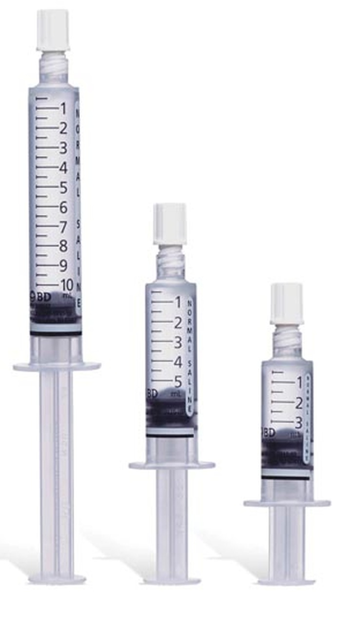 BD POSIFLUSH NORMAL SALINE SYRINGES, 306547