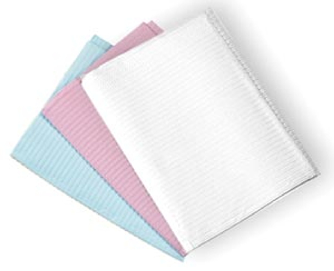 CROSSTEX SANI-TAB CHAIN-FREE PATIENT TOWEL, WEXWHT