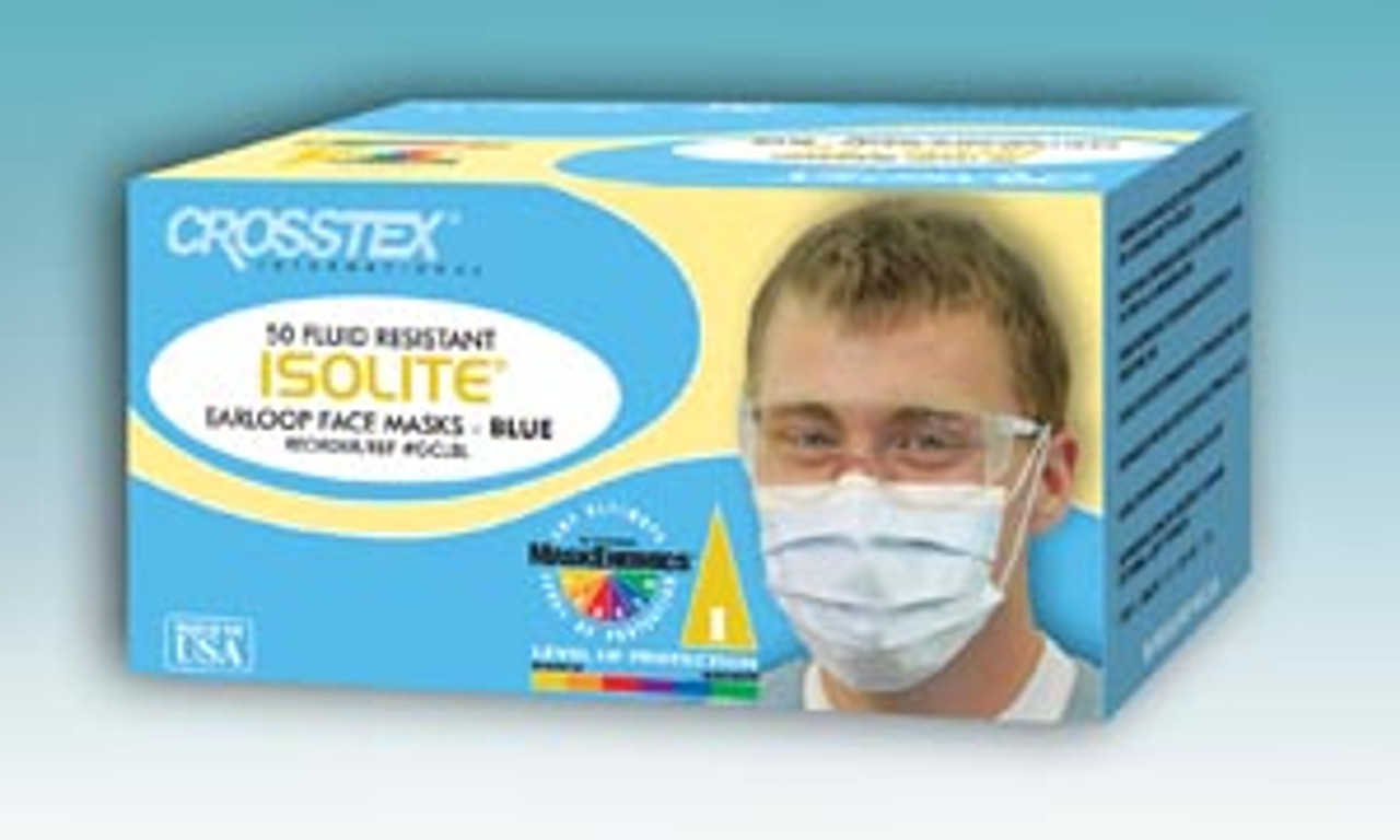 CROSSTEX ISOLITE EARLOOP MASK, GCLPK