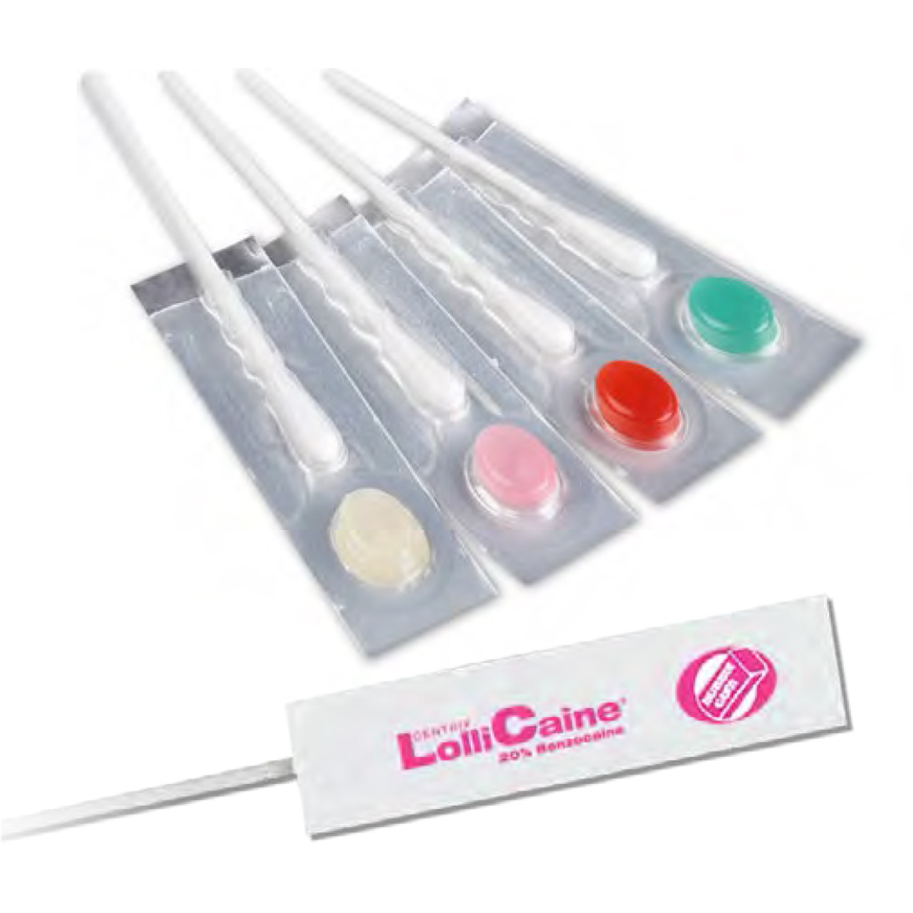 Lollicaine Unidose Topical Gel Pina Colada 120/pk