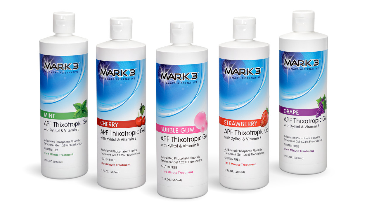 APF Thixotropic Fluoride Gel Mint 17oz. Bottle MARK3 DDS Dental