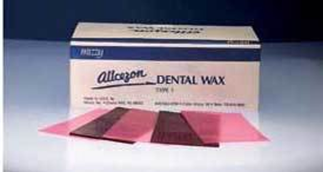 Keystone Mizzy Allcezon Base Plate Wax, Pink, 1lb/pk