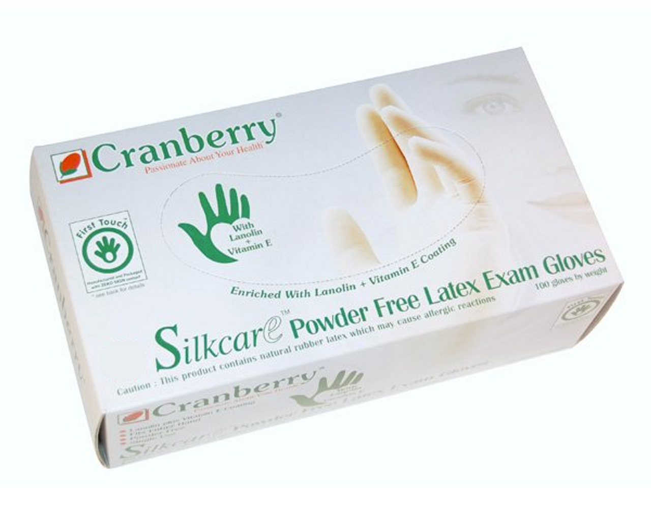 Cranberry Silkcare Latex Powder Free Gloves | Medium, Pro2 Solutions, 7817