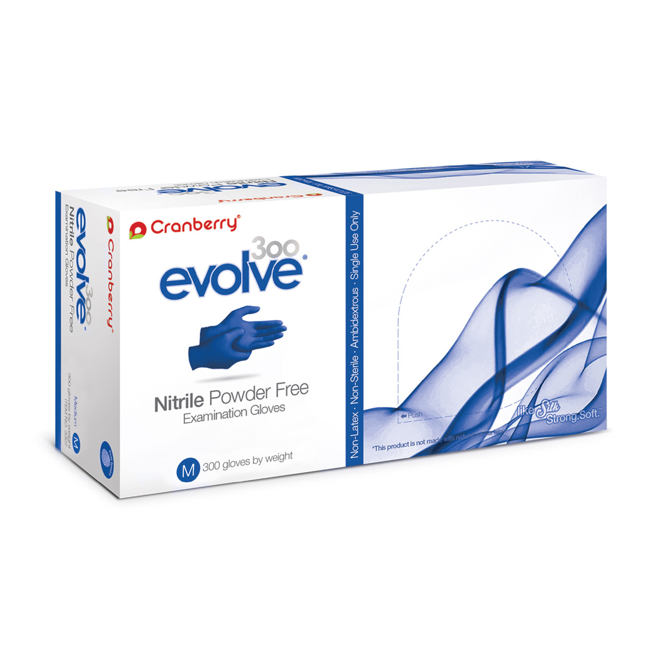 KNK - Cranberry Evolve Nitrile Powder Free Exam Gloves - X-Small