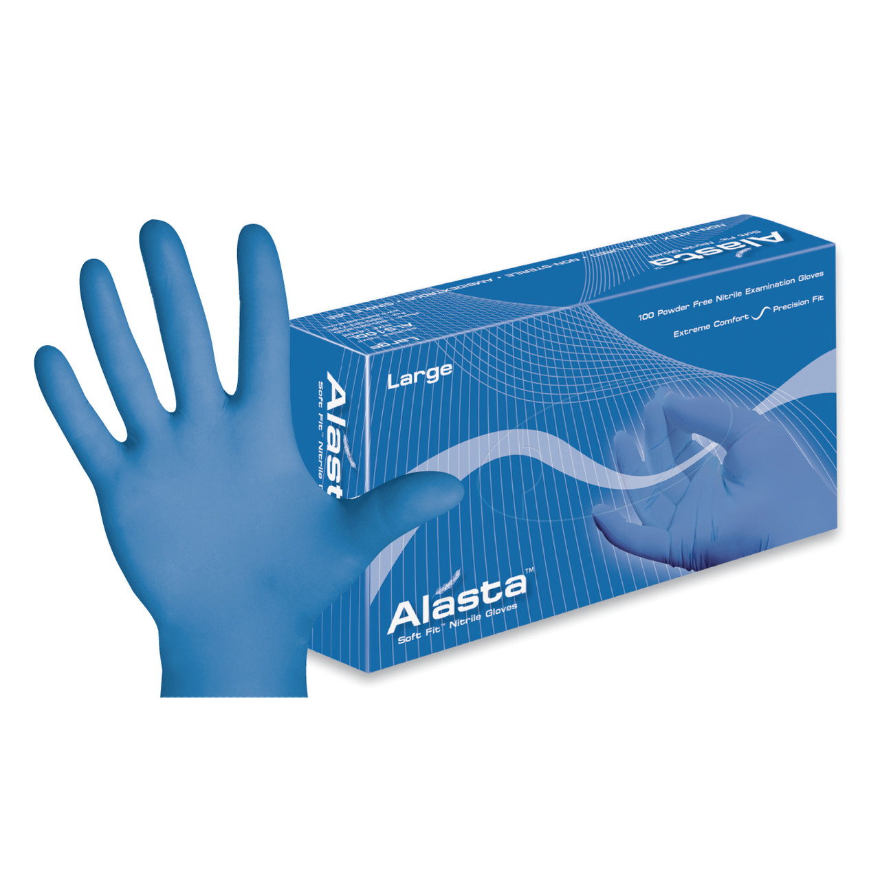 Dash Medical - Alasta Powder Free Nitrile Gloves - Medium