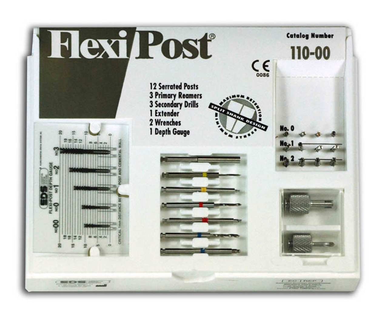 Flexi-Post Kits Assorted, Stainless Steel, Sizes 0-1-2