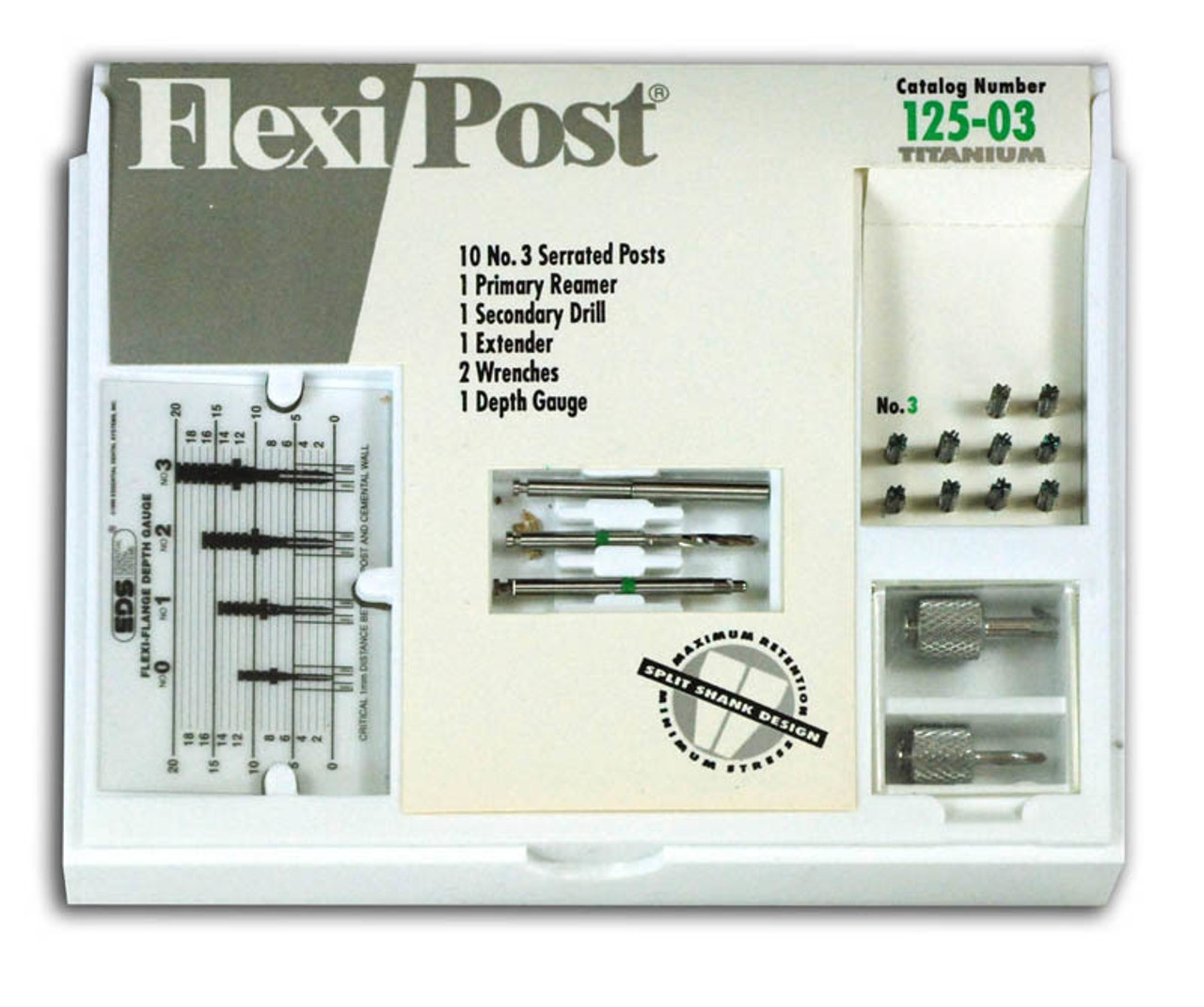 Flexi-Post Titanium Standard Introductory Kit-Green/Size 3