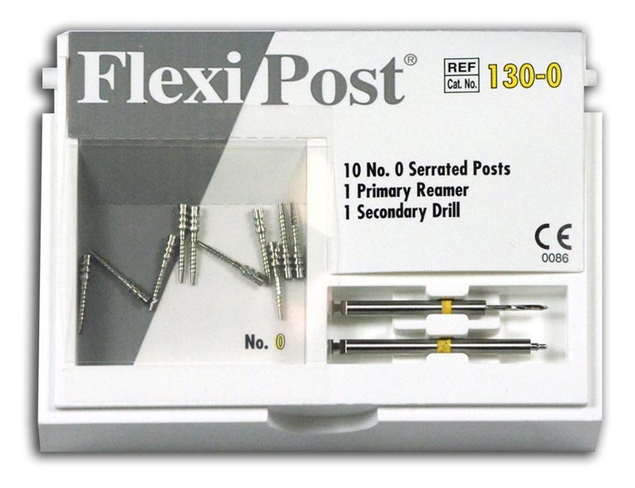 Flexi-Post Stainless Steel Post Refill #0 10/Pack