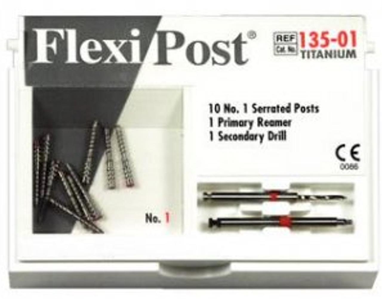 Flexi-Post Titanium Post Refill #01 10/Pack