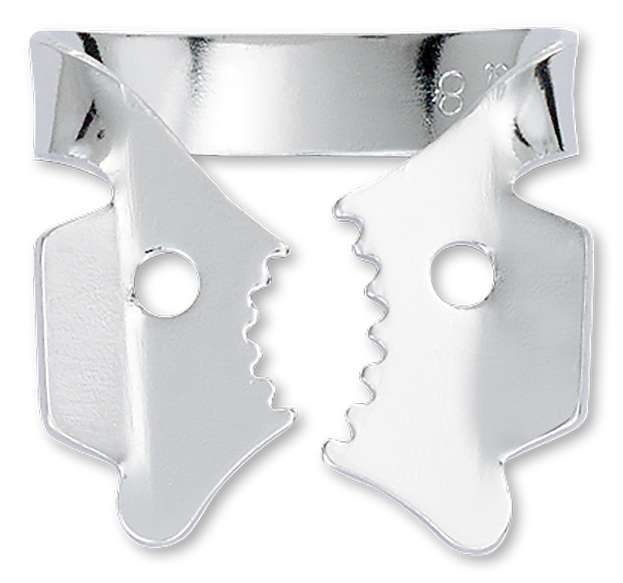 Hygenic Rubber Dam Clamp Serrated Jaw Upper Left Molar Ea